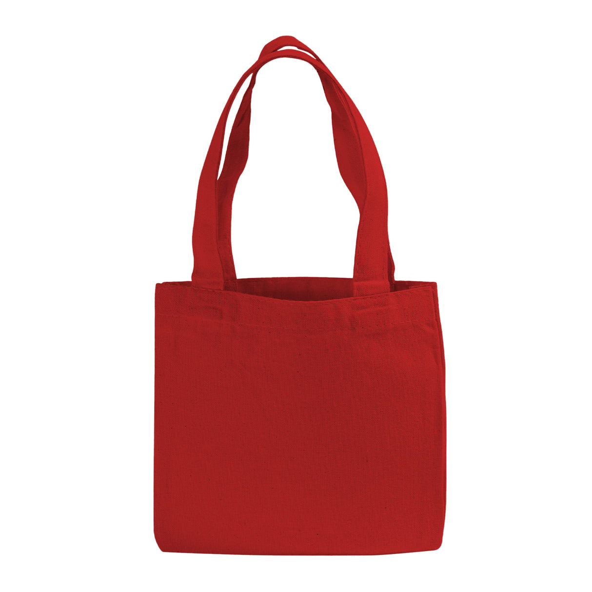 6 in Mini Cotton Tote Bag with Fabric Handles