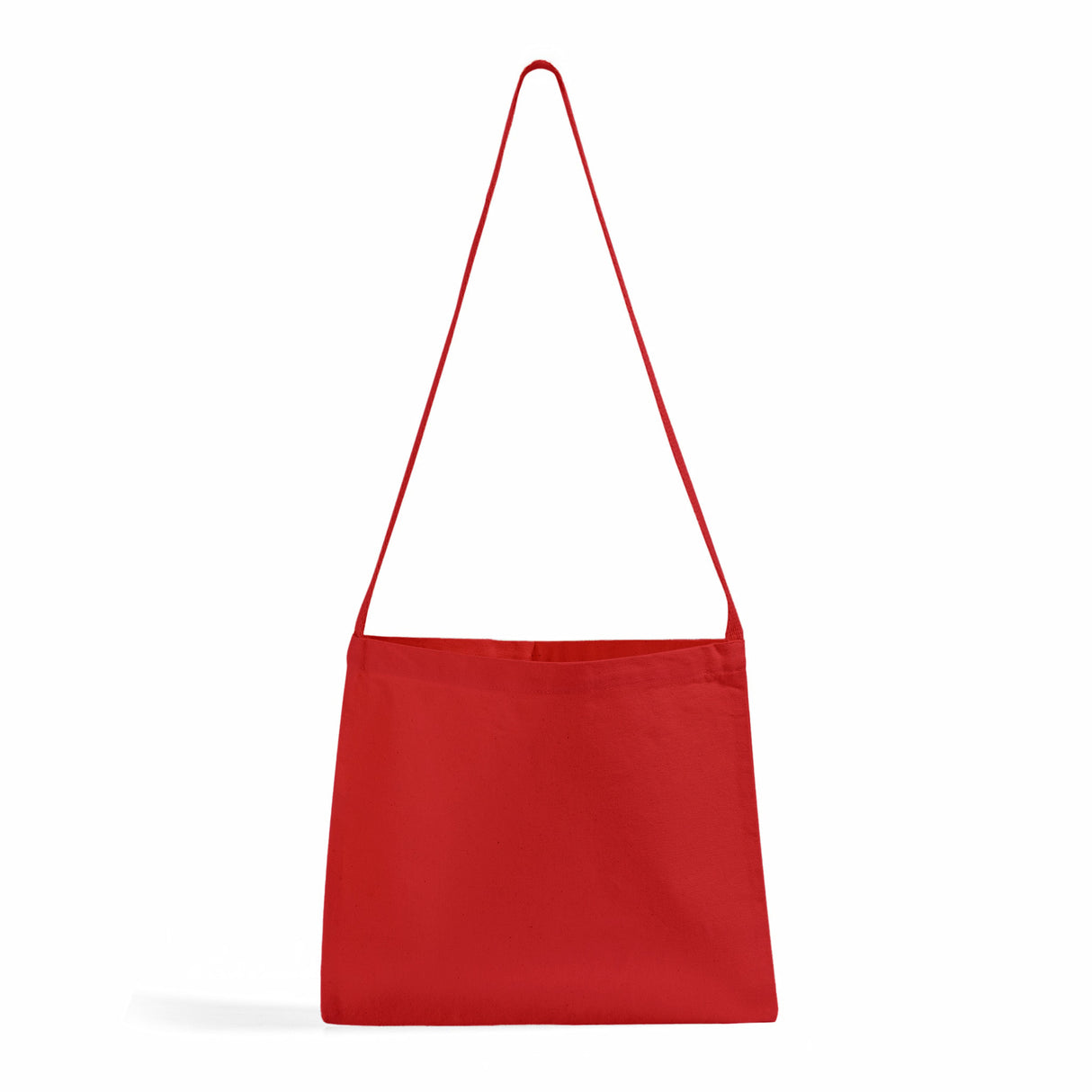 Red Small Messenger Canvas Totebag