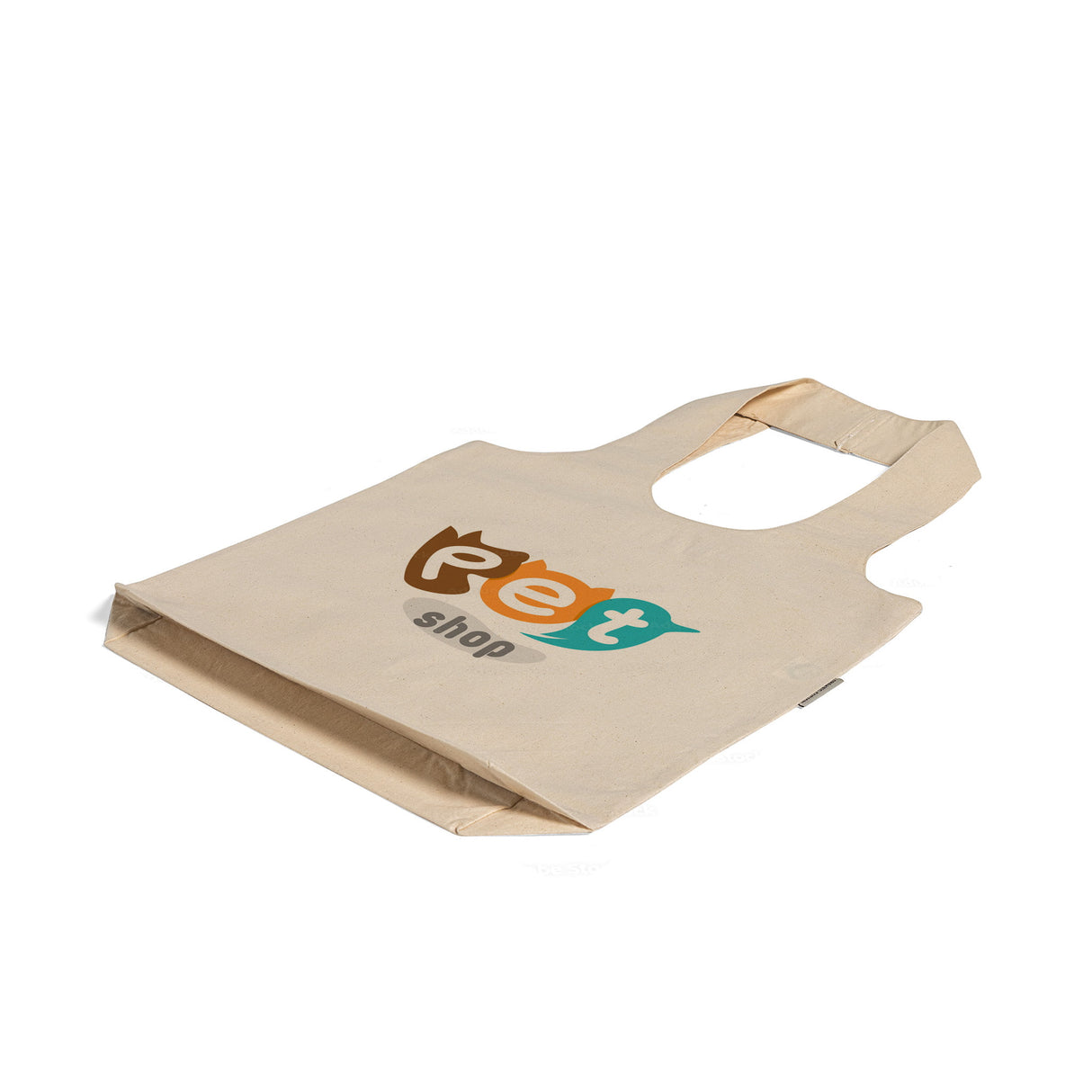 Custom Organic Stow-N-Go Tote Bag with Logo