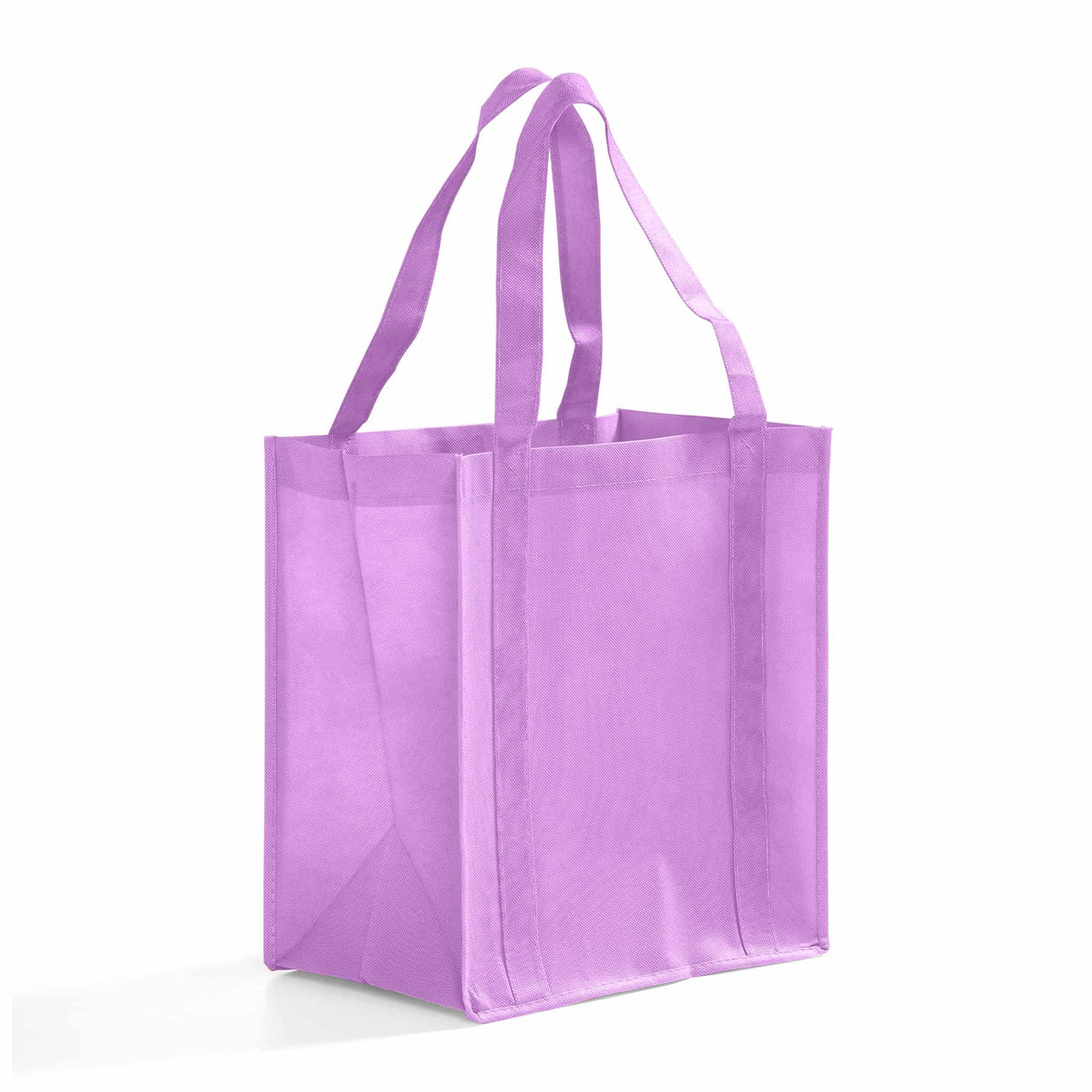 reusable light pink grocery non woven tote