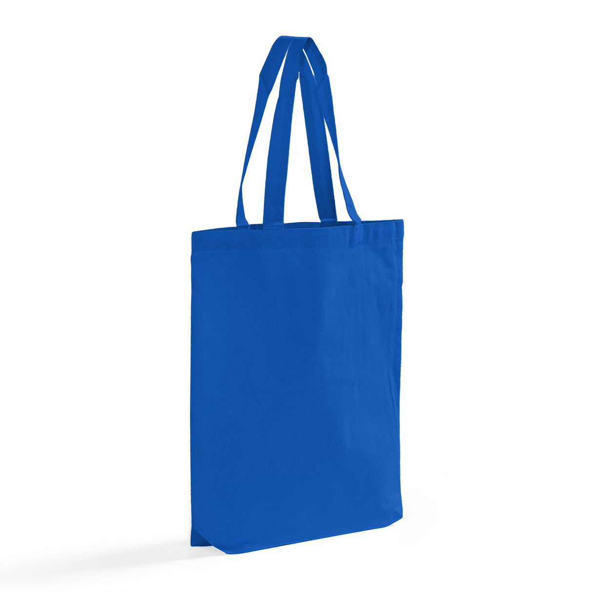 Royal cotton tote with gusset