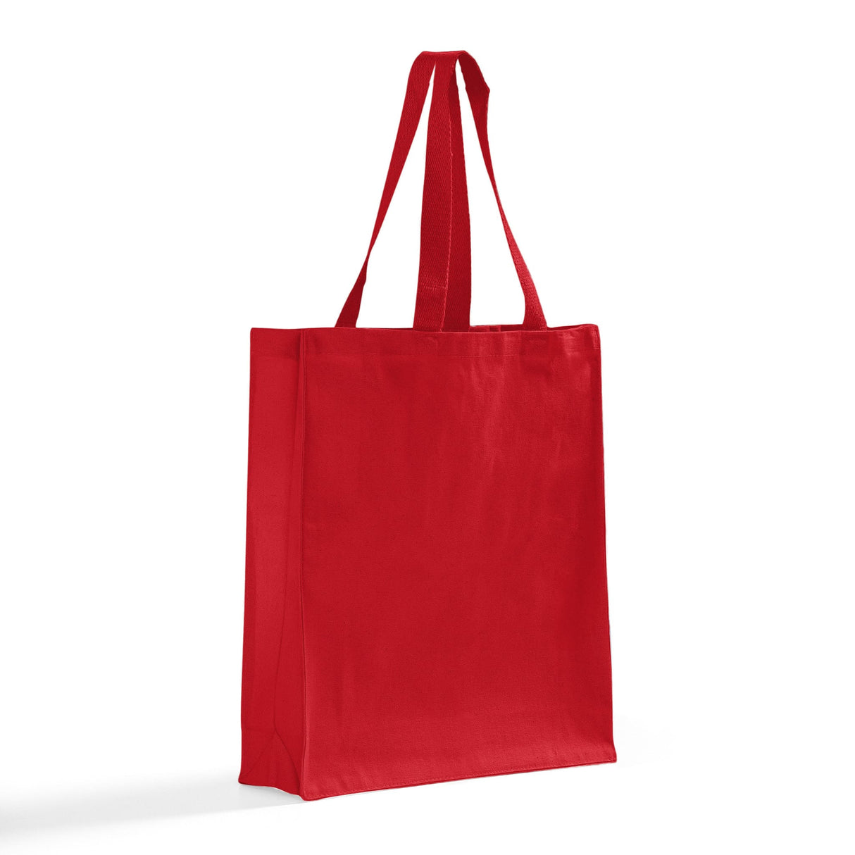 Red Shopper Tote Bag with Full Gusset