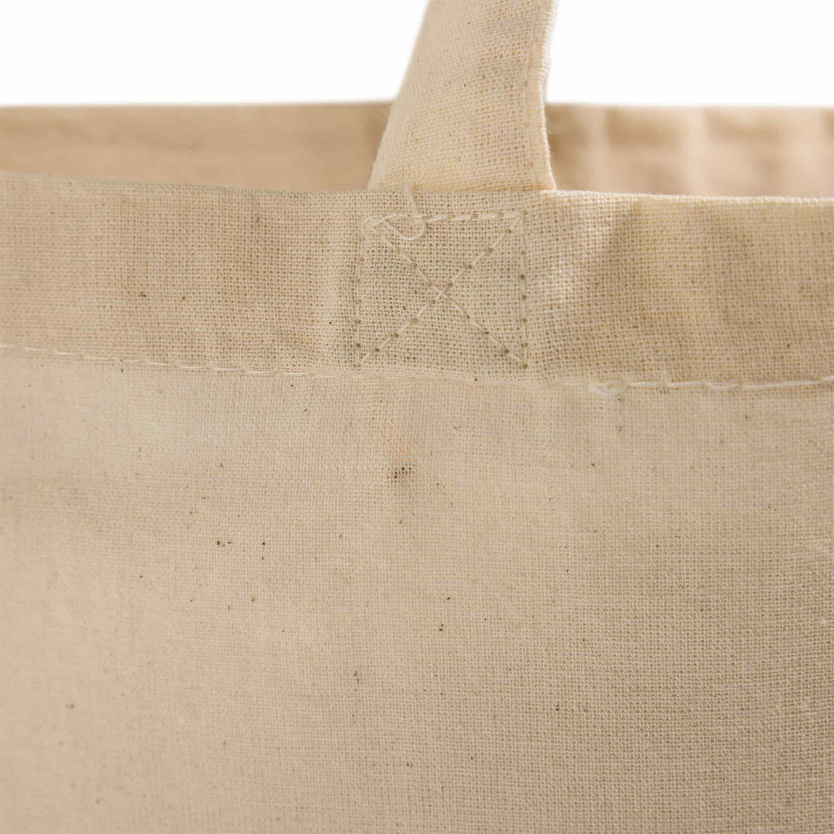 short cotton handle tote bag