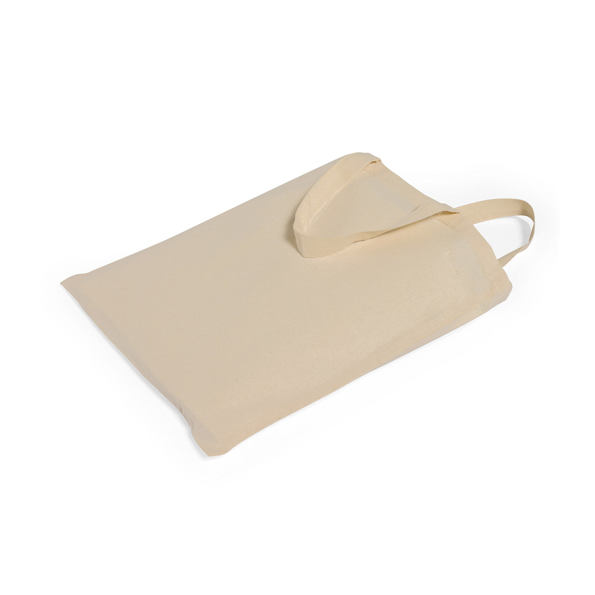 short handle cotton tote bag