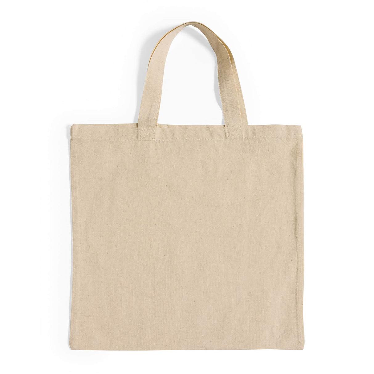 short handle cotton tote document bag