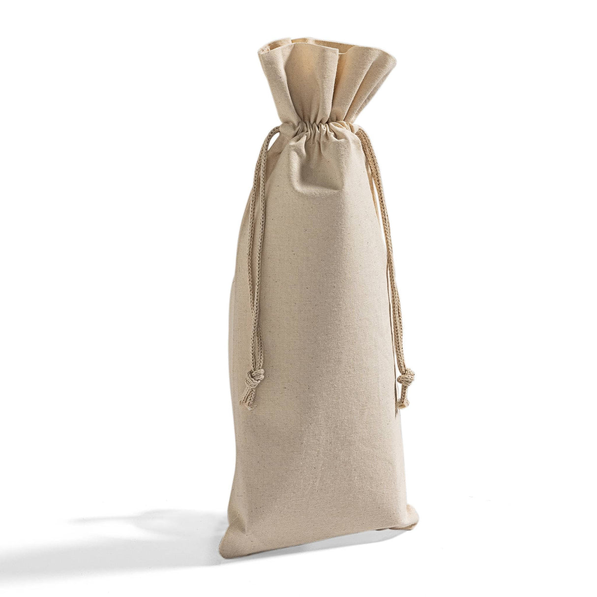 single bottle canvas natural wine bag