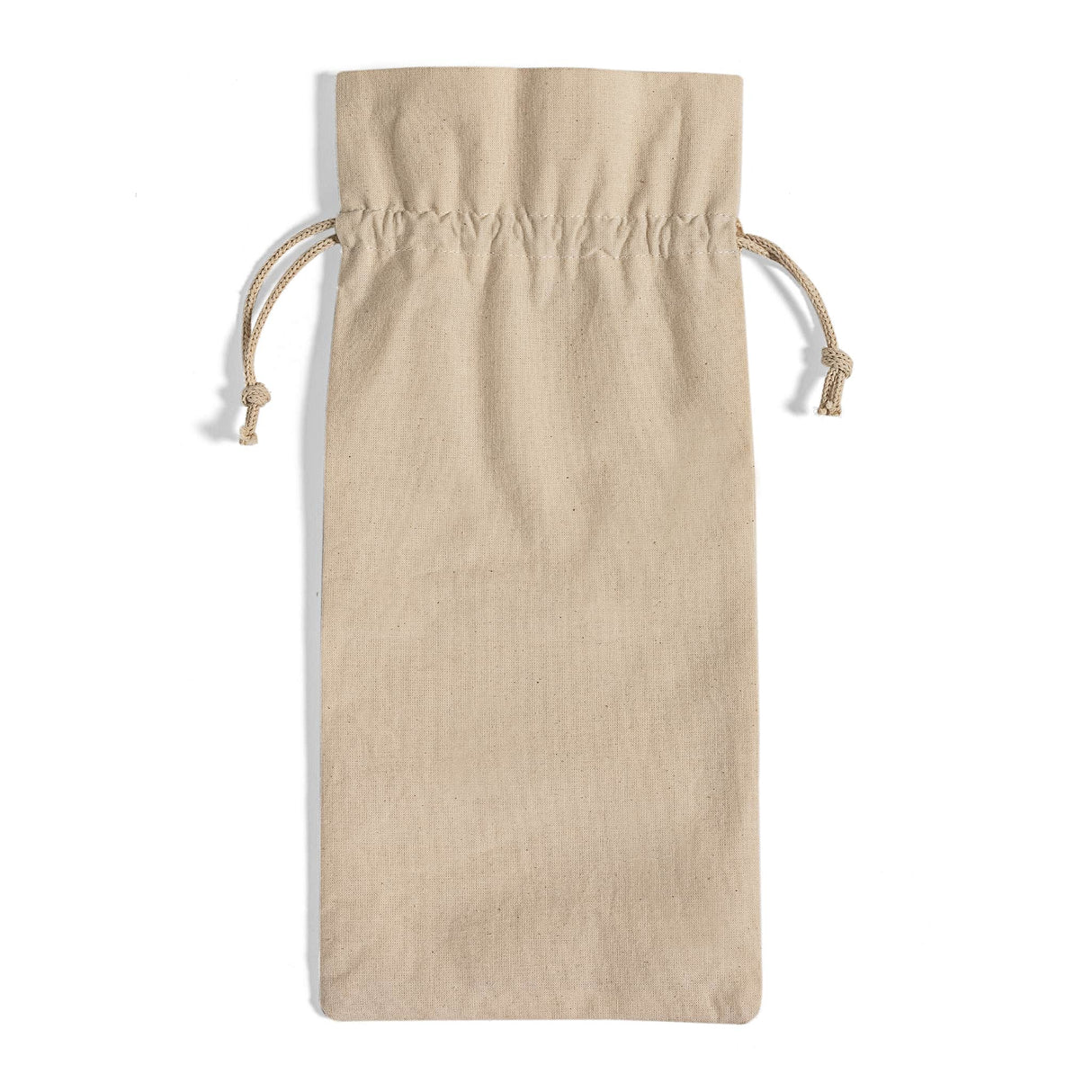 single bottle wine bag with drawstring closure