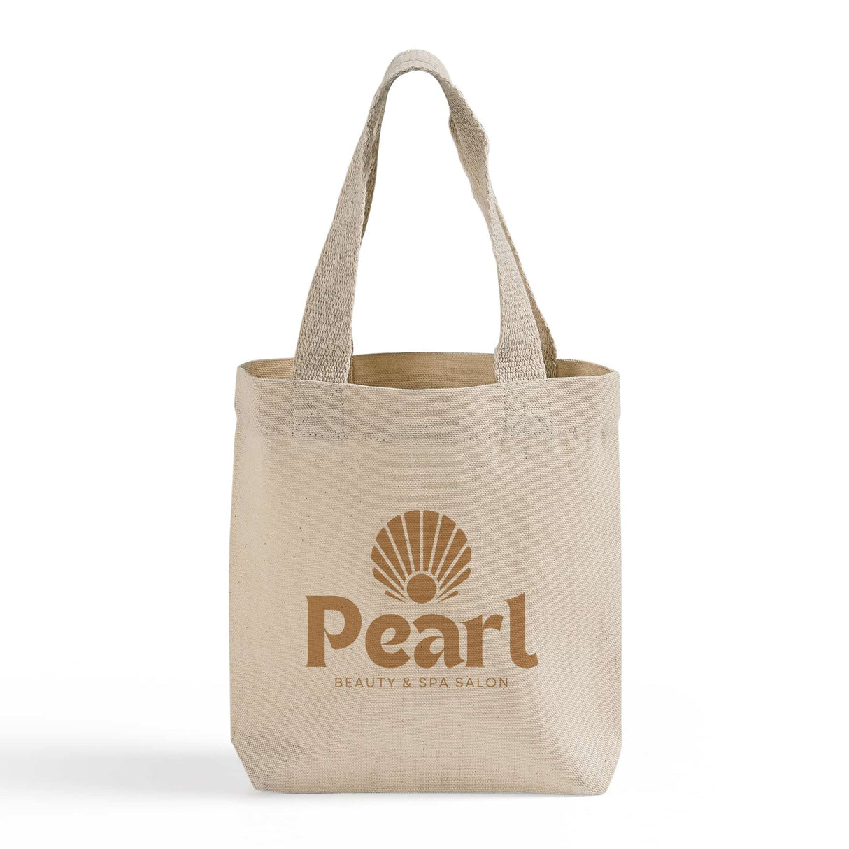 custom mini canvas gift tote bag