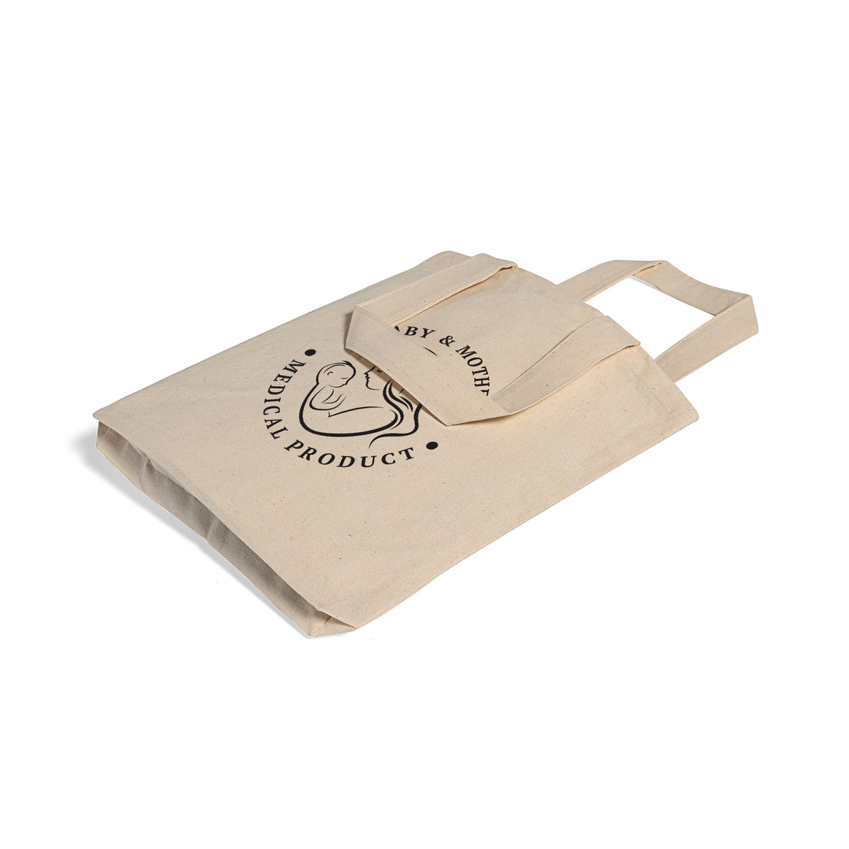 9 in Small Custom Tote Bags 100% Cotton - Personalized Book Tote Bags