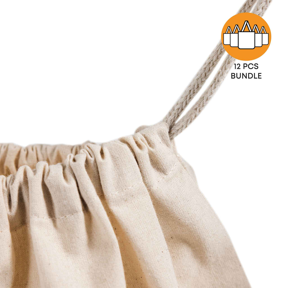 Small Drawstring Bag Opening Detail Bundle