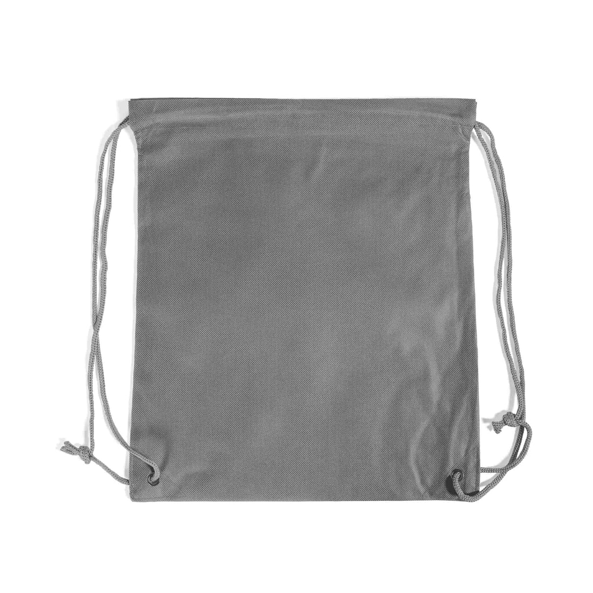 small grey non woven drawstring bag