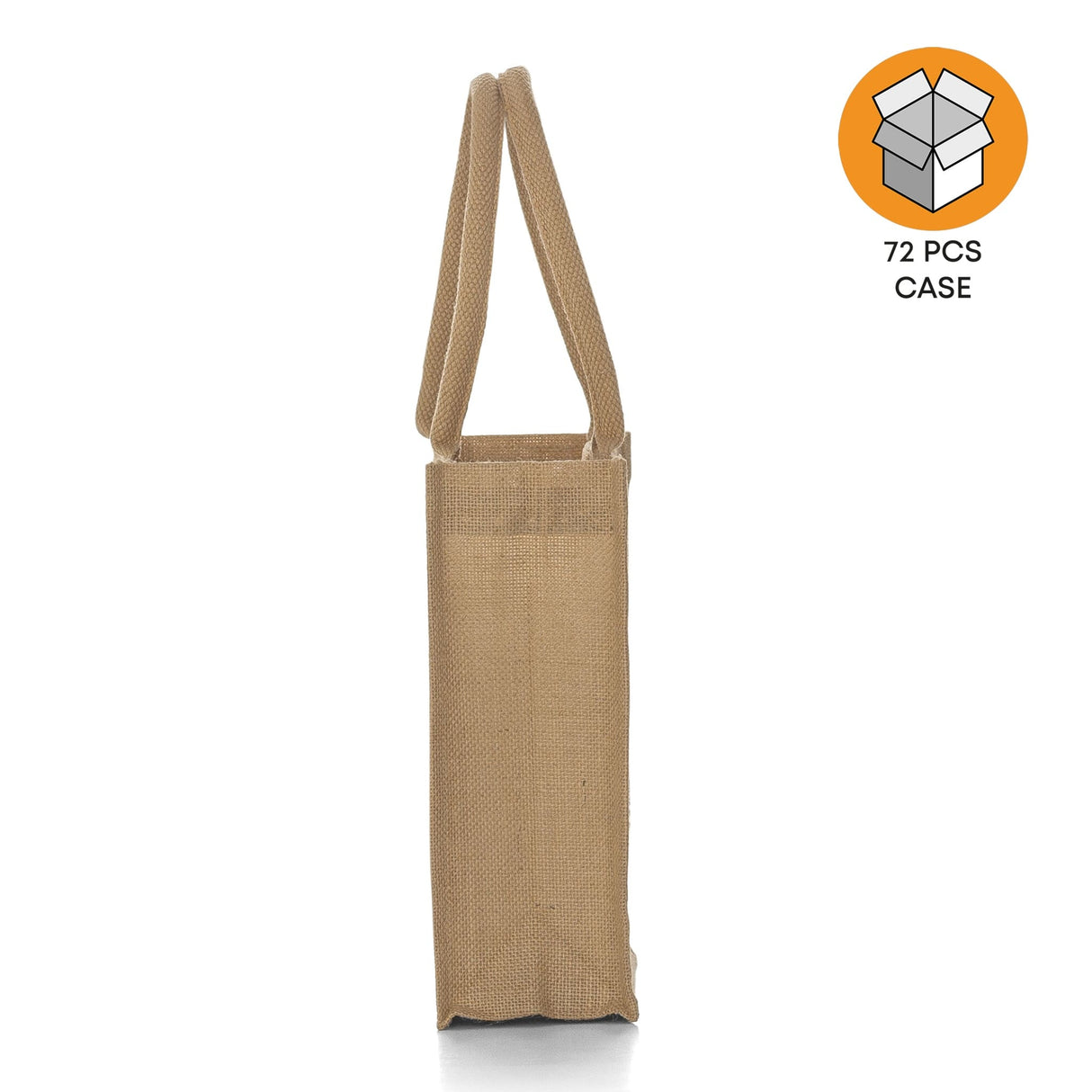 72 ct Small Easy-Print Jute Bag - By Case