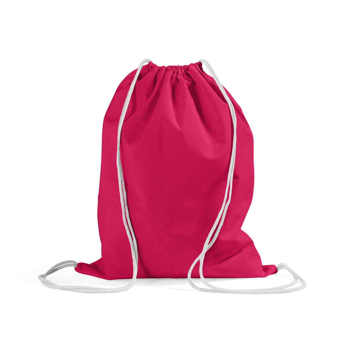 Soft Fabric Gym Bag - Hot Pink