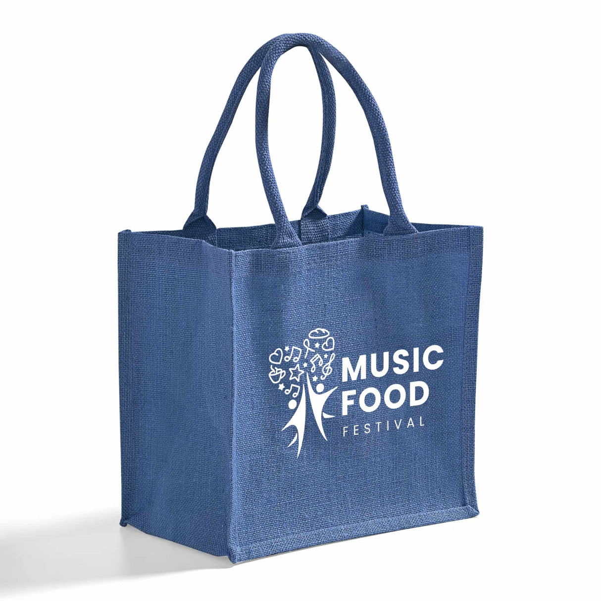 Square Burlap Bags Tote Bags - Custom Tote Bags with your Logo - TJ888