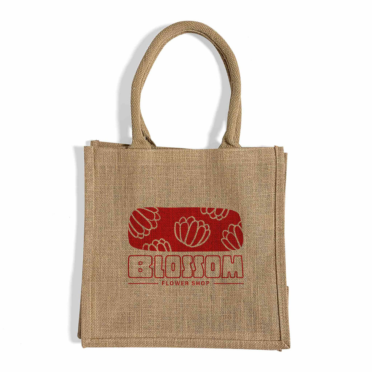 Square Burlap Bags Tote Bags - Custom Tote Bags with your Logo - TJ888