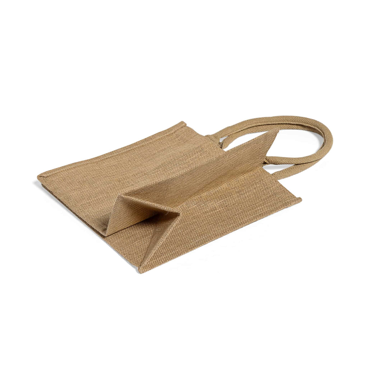 square wholesale jute tote bag