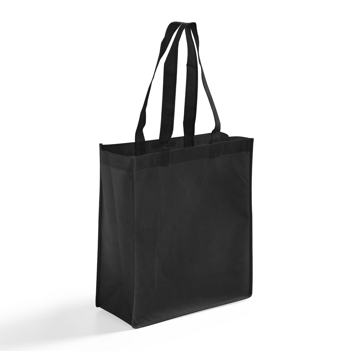 standard size black grocery tote