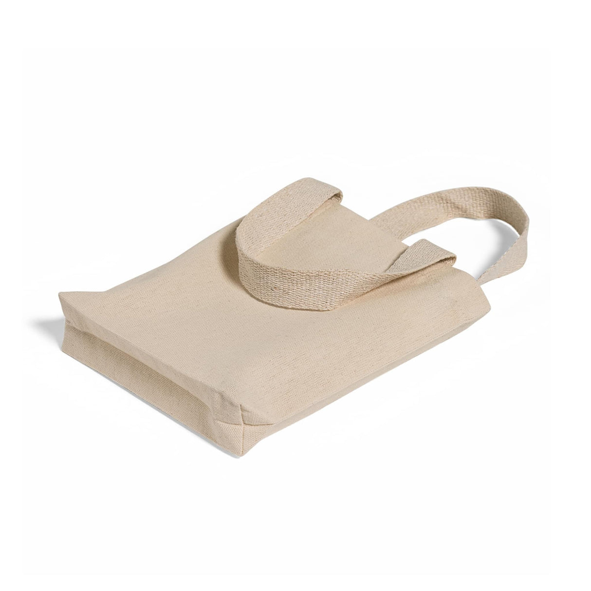 Mini 8 in Canvas Tote Bag with Your Logo - Personalized Tote bags