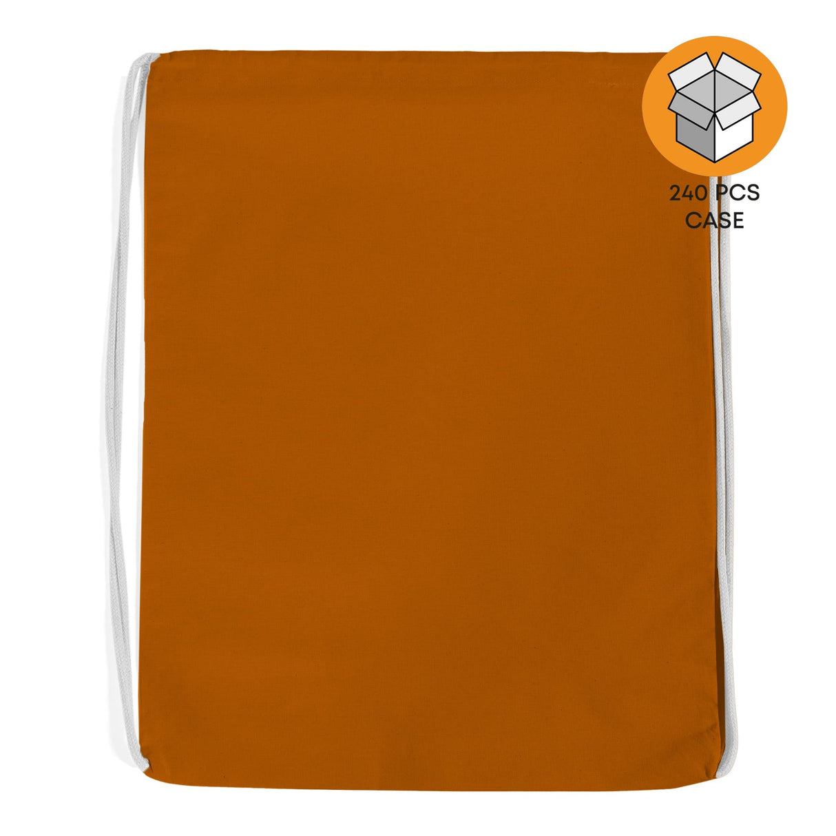 240 ct Economical Sport Cotton Drawstring Bag Cinch Packs - By Case