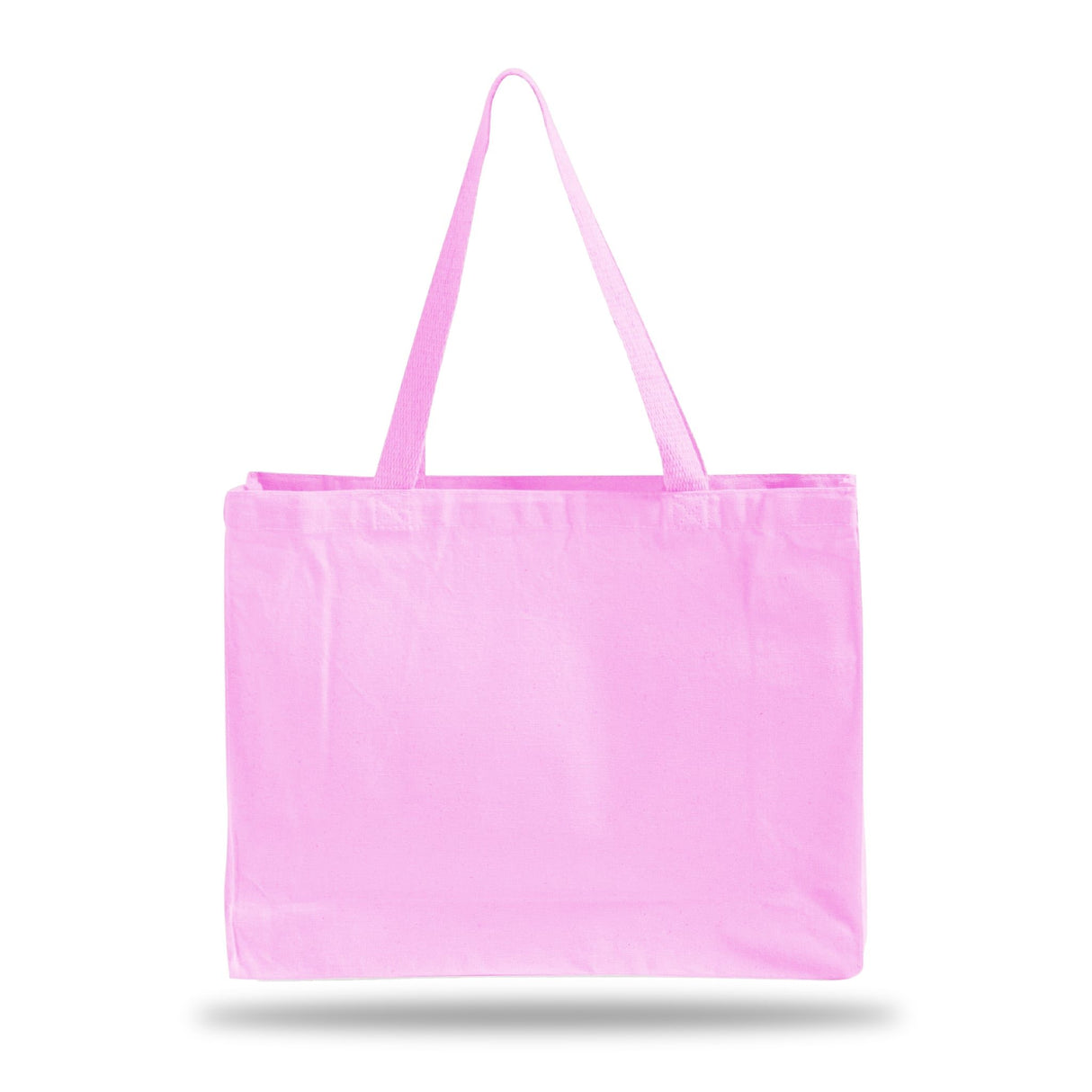 TF275 horizontal light pink canvas tote