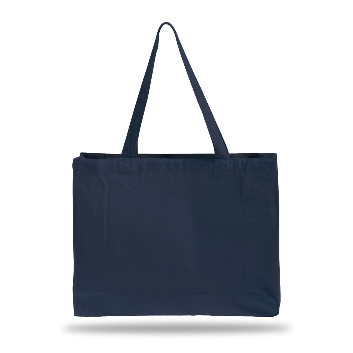 TF275 horizontal navy canvas tote