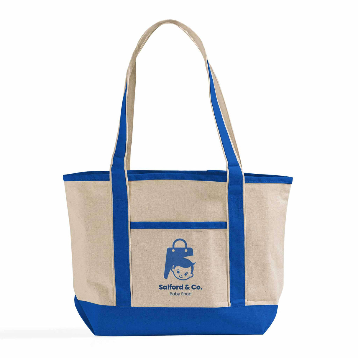 Medium Size Heavy Canvas Deluxe Tote Bags Custom - Personalized Tote Bags With Your Logo - TG258