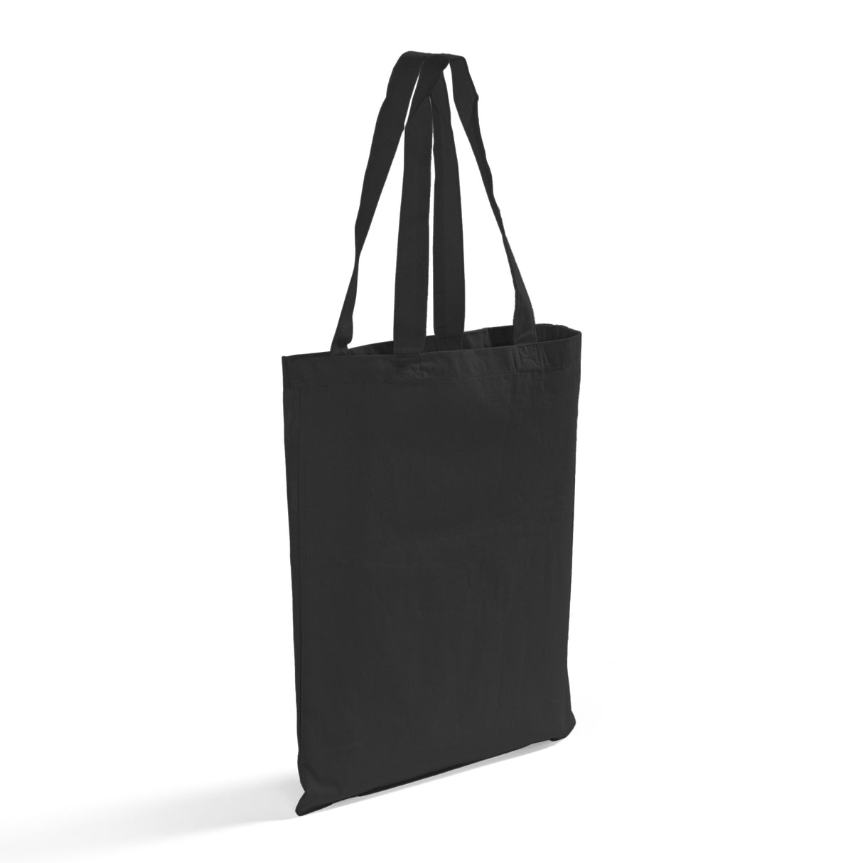 Value Custom Bags Black Cotton Tote Bag with Your Logo