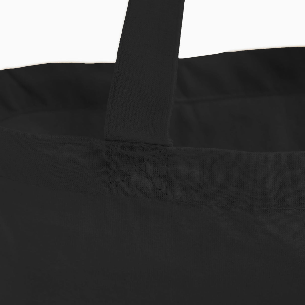 Value Custom Bags Black Cotton Tote Bag with Your Logo