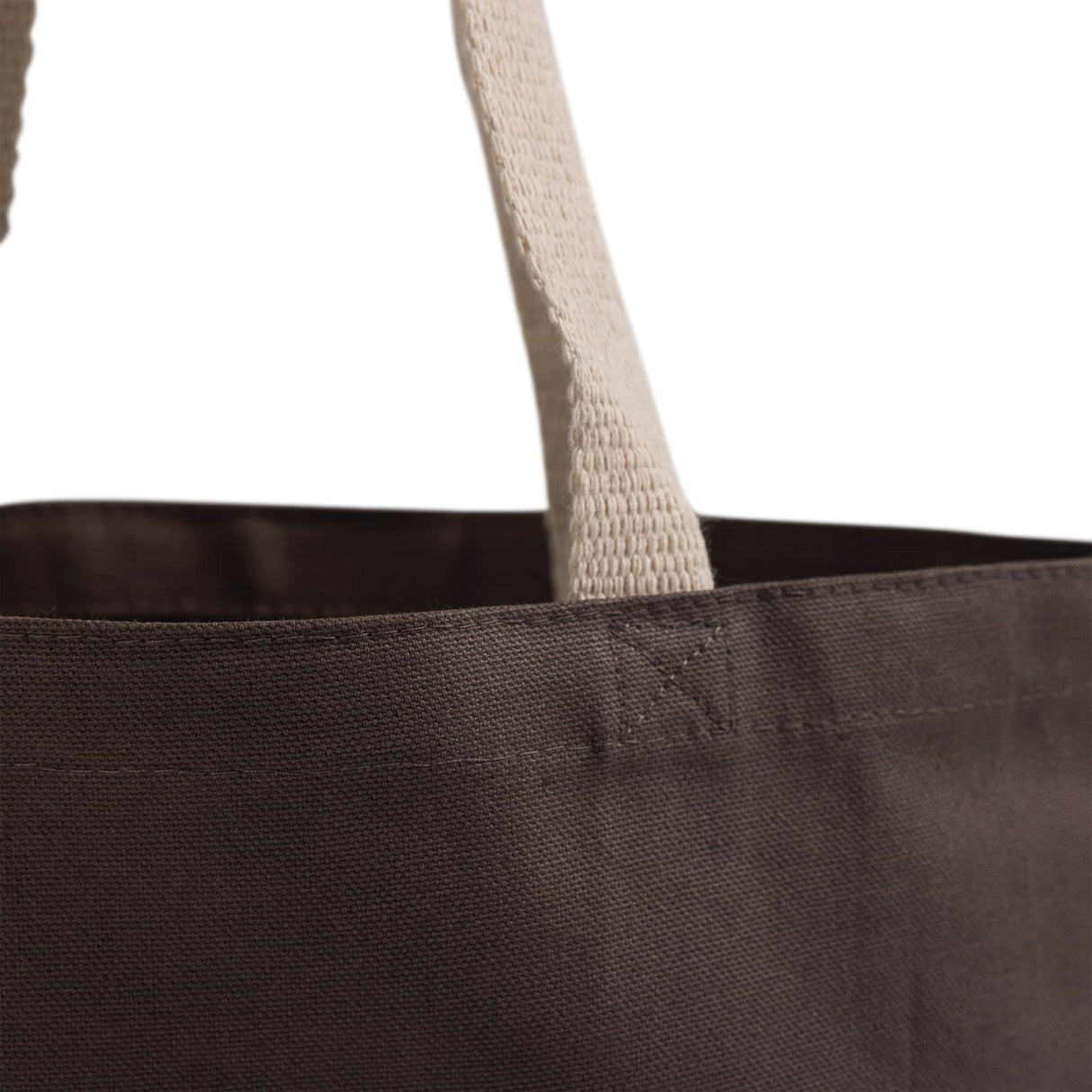 Tri-Color Canvas Tote Detail