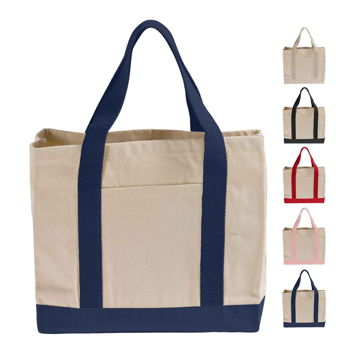 Two Tone Shopping Tote Bag Thumbnail