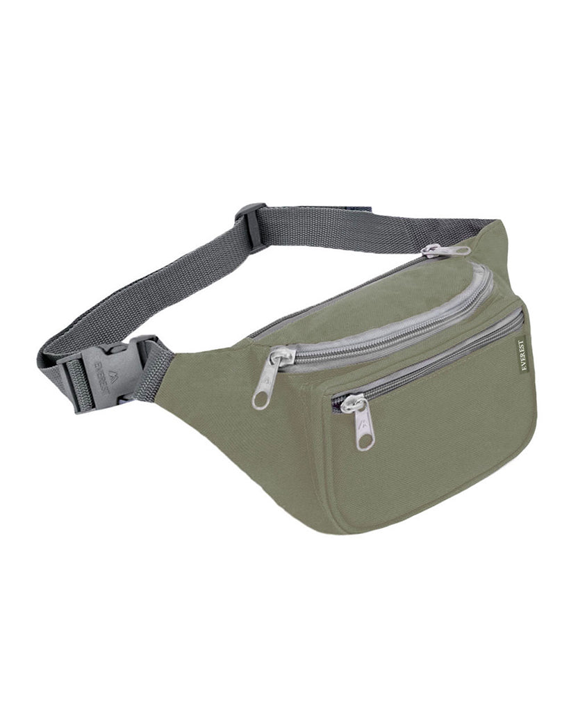 Three Zipper Poly Waist Pack