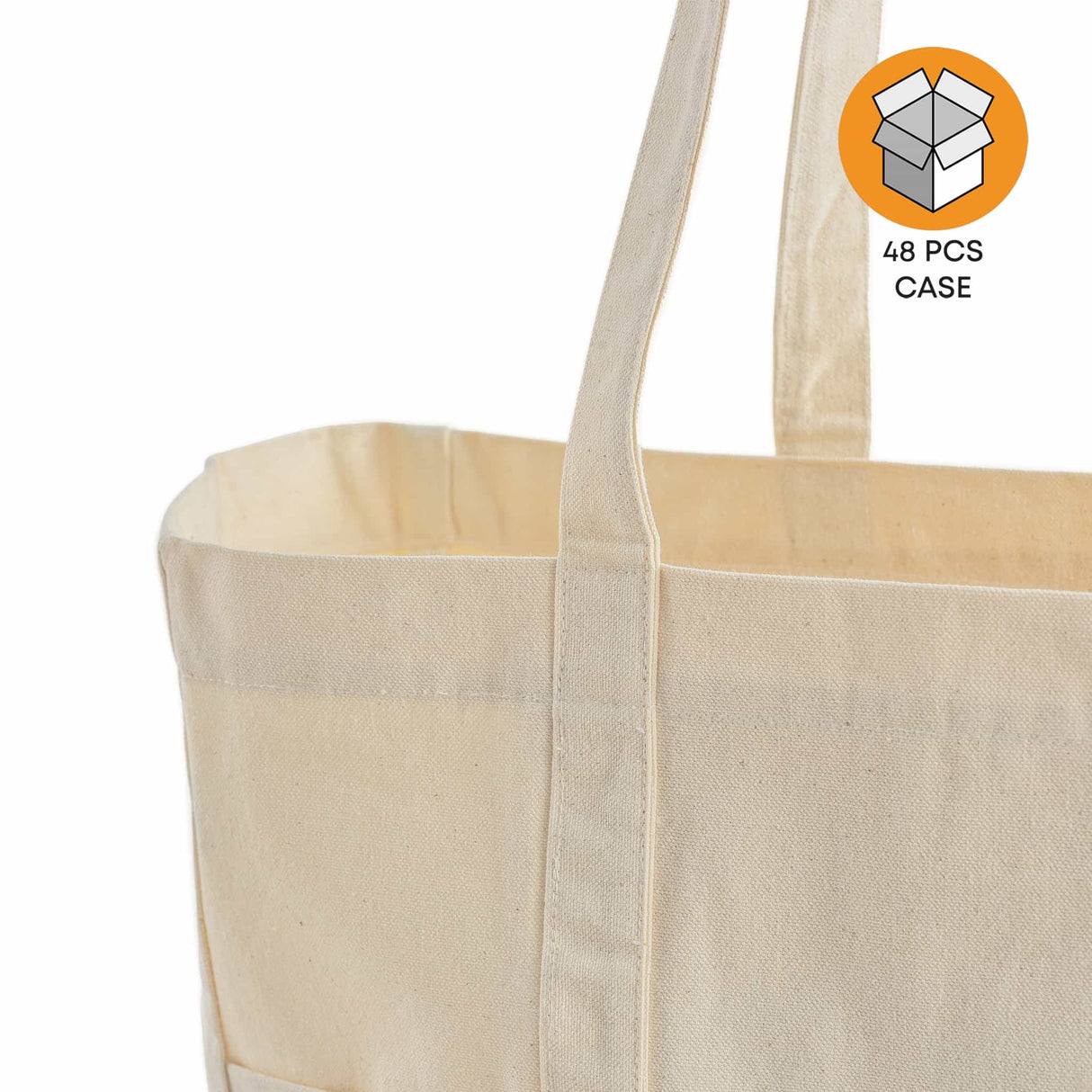 48 ct Organic Utility Canvas Tote - By Case