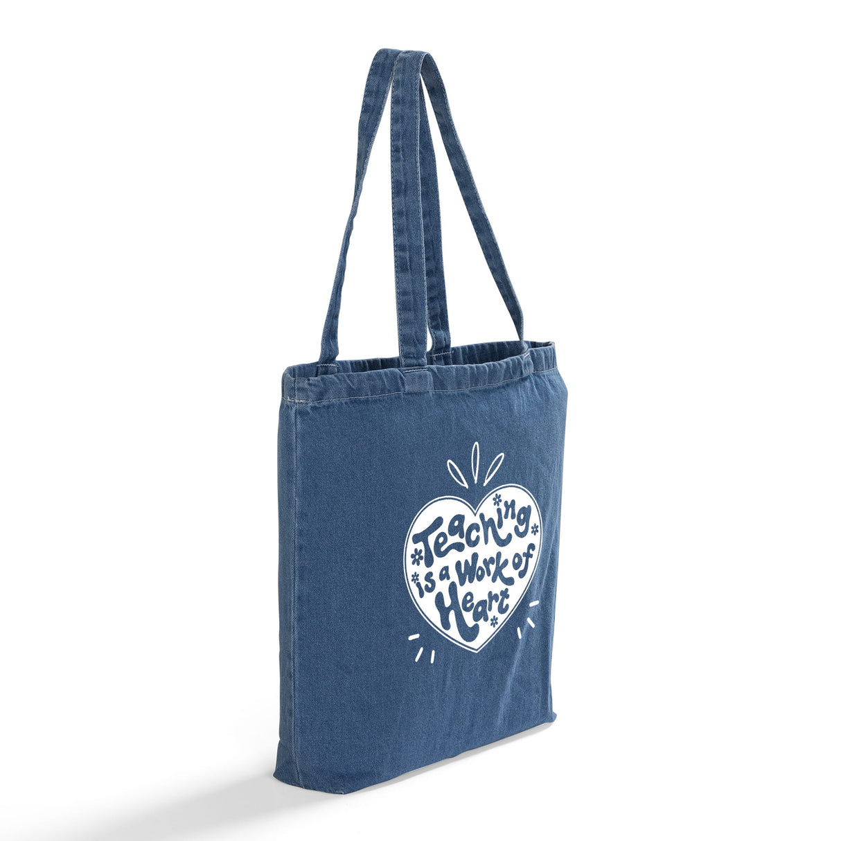 Washed Denim Canvas Tote Bags Promotional - Canvas Tote Bags Custom Printed