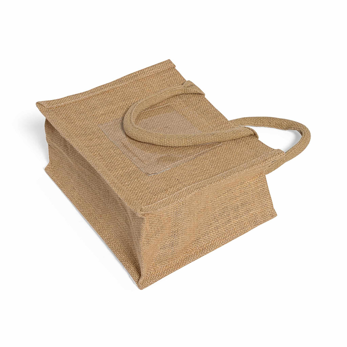 wedding jute favor tote bag