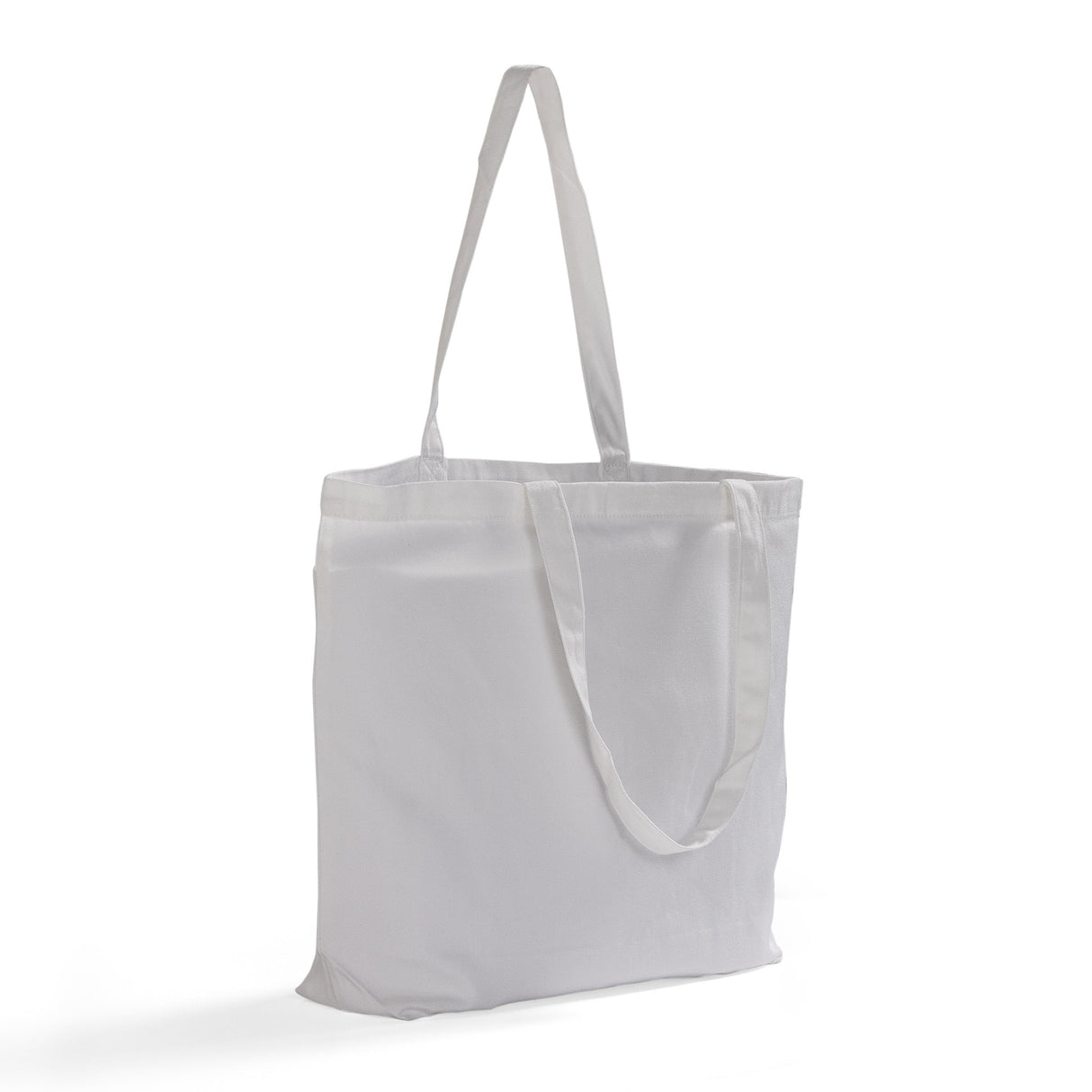 white polyester canvas sublimation tote bag