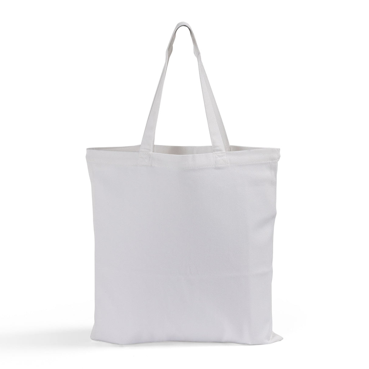 white sublimation polyester canvas tote