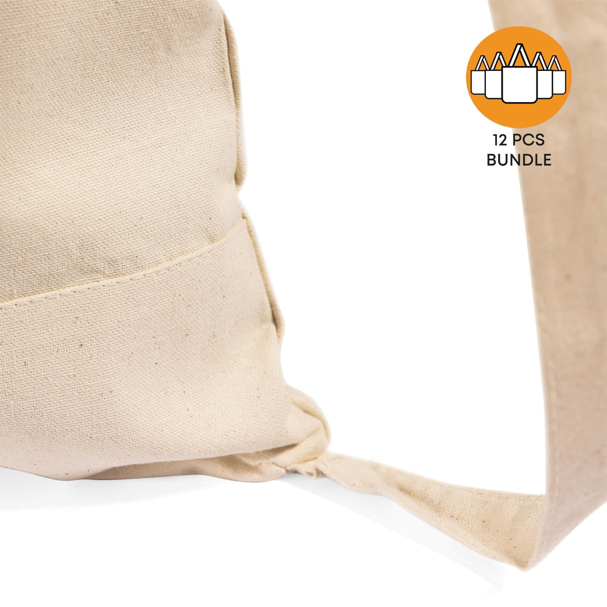 12 ct Two Tone Canvas Sport Backpacks / Wholesale Drawstring Bags - By Dozen