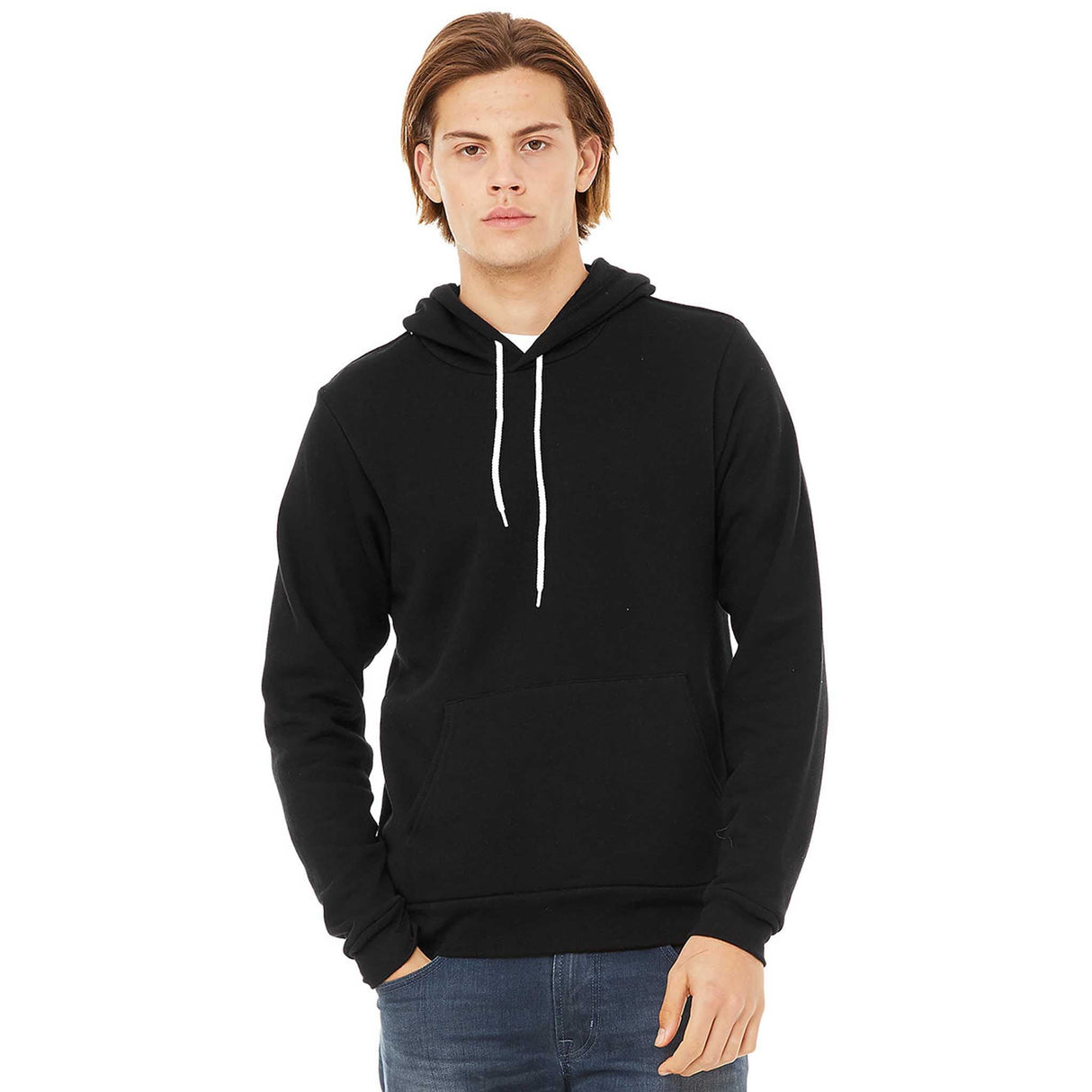 Basic Sponge Pullover Hoodie - Unisex