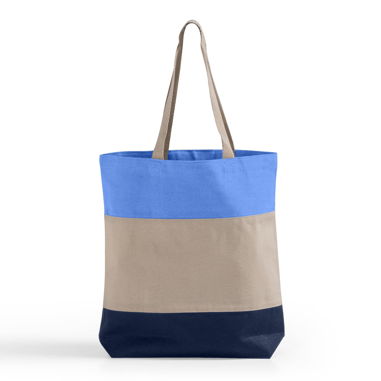 Wholesale Tri-Color Canvas Tote