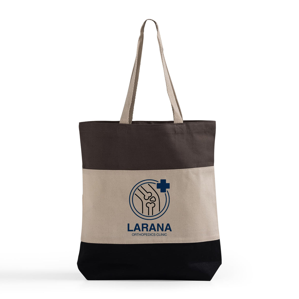 Customized Heavy Canvas Tote Bags Tri-Color - Personalized Tri-Color Tote Bags With Your Logo - TG259