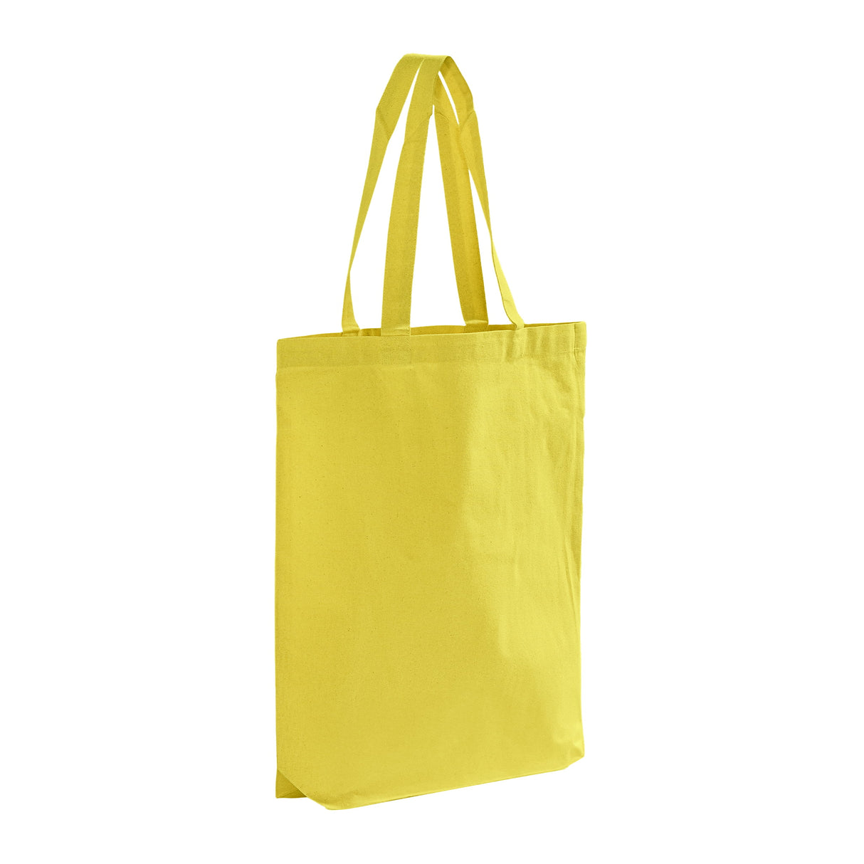 Economical yellow cotton tote
