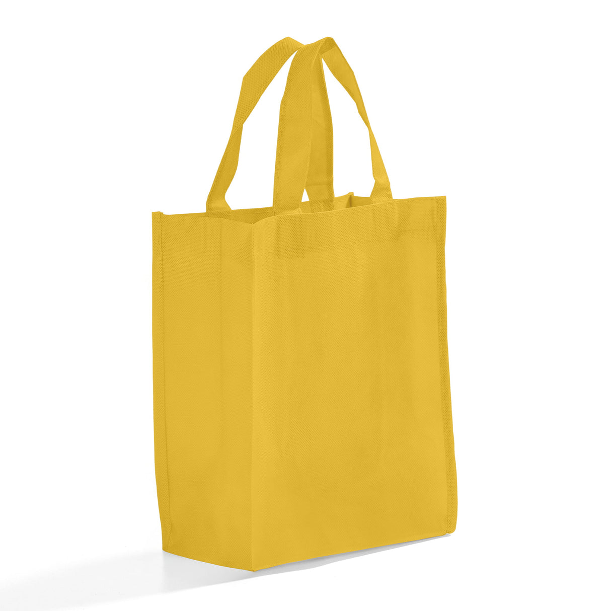 yellow non woven gift bag