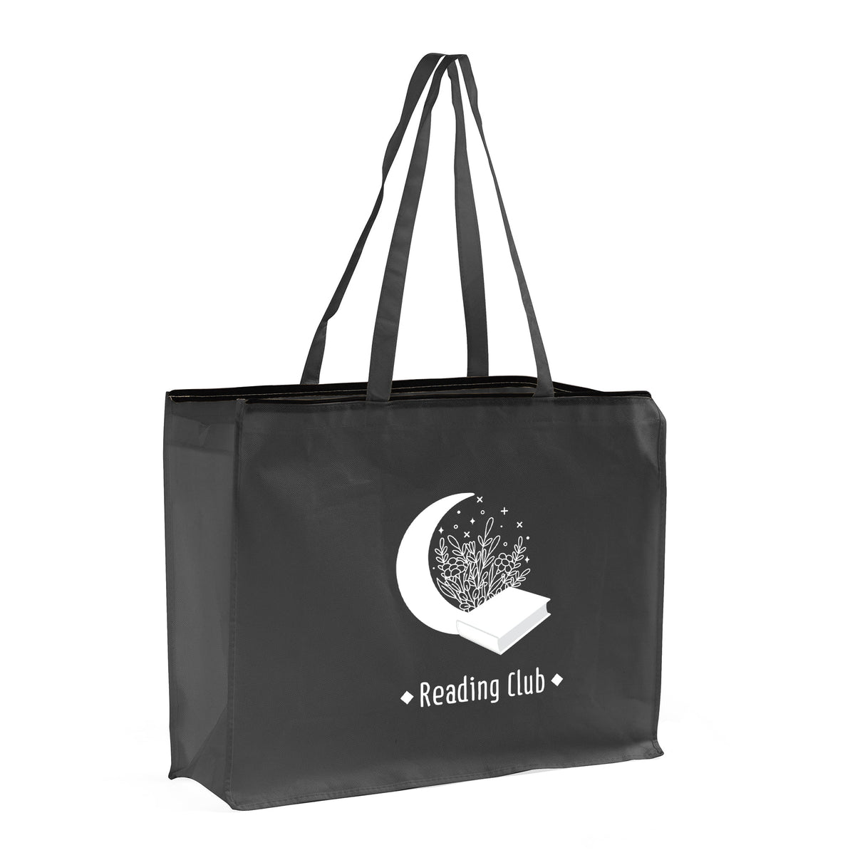 Zippered Large Custom Shopping Tote Bags - Your Logo Tote Bags
