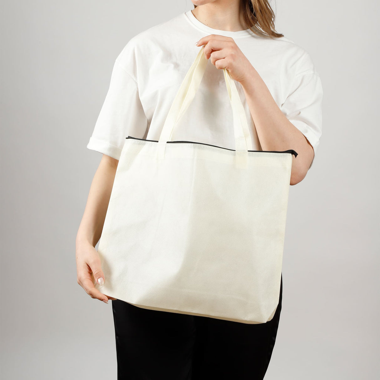 Zippered Convention Tote Bag Model