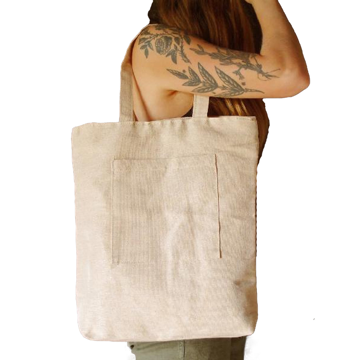 Zippered JuCo Tote Bags with Inside Zipper Pocket TJ698