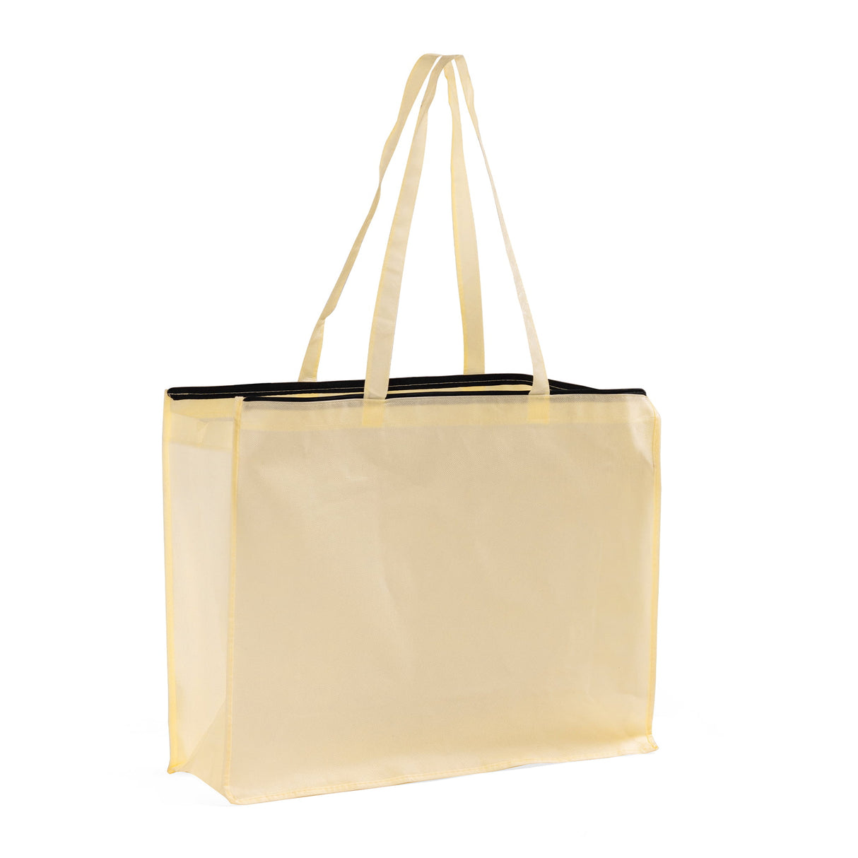 Zippered Reusable Non Woven Tote Bag