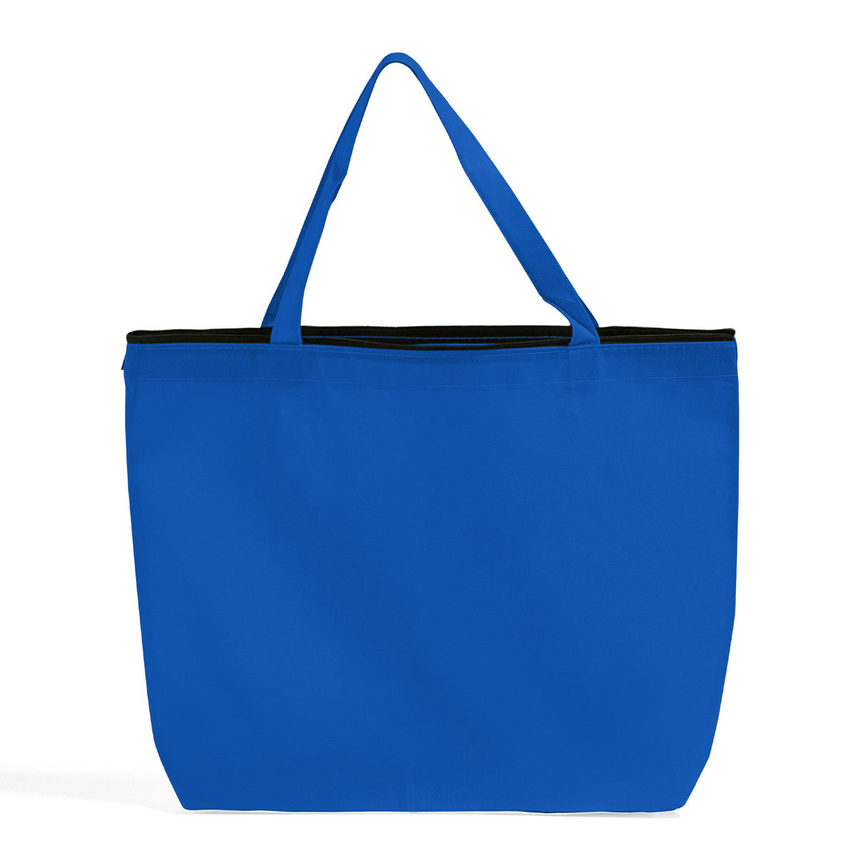 Zippered Royal Non Woven Tote Bag