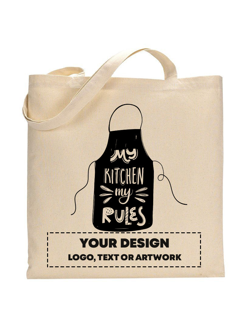 My Kitchen My Rules Design - Bakery Tote Bags