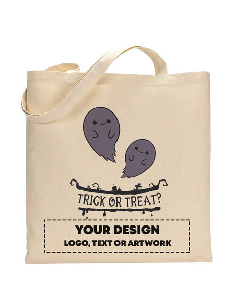 Ghost Trick or Treat? - Halloween Tote Bags