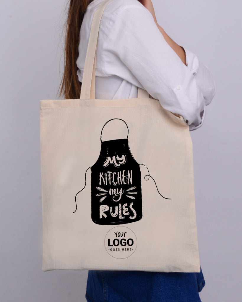 My Kitchen My Rules Design - Bakery Tote Bags